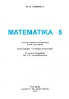 ZiyoNET › Kutubxona › Matematika 5